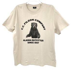 CC Filson Company XXL T-Shirt Alaska Outfitter Since 1897 Grizzly Bear USA